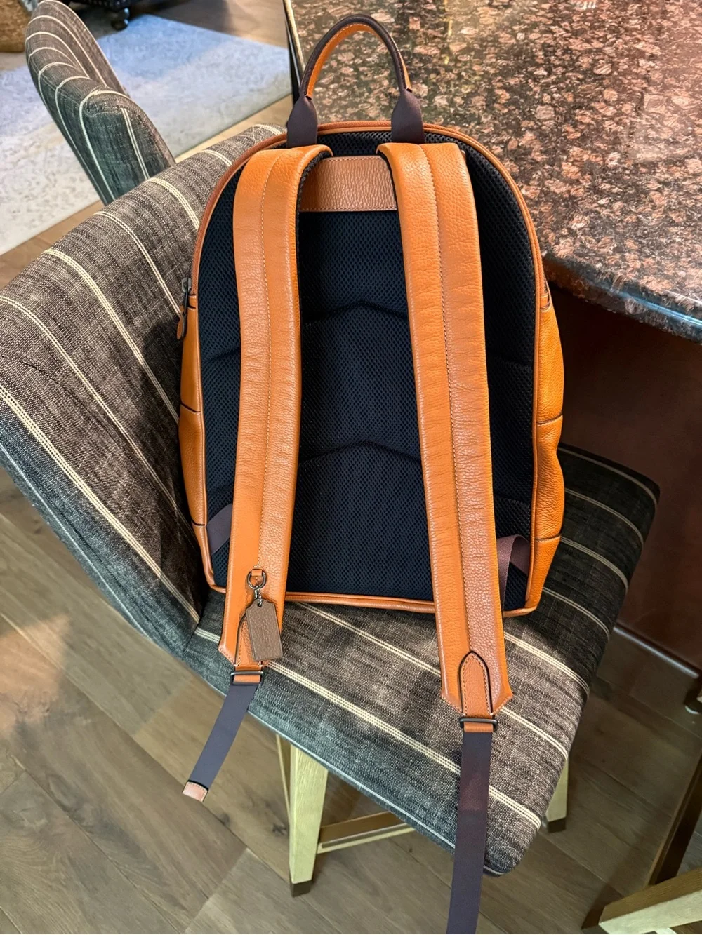 COACH West backpack w/ Coach stripe